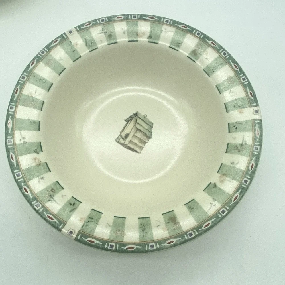 Pfaltzgraff Naturewood Deep Rimmed Soup Cereal Bowls‎ 7 1/4